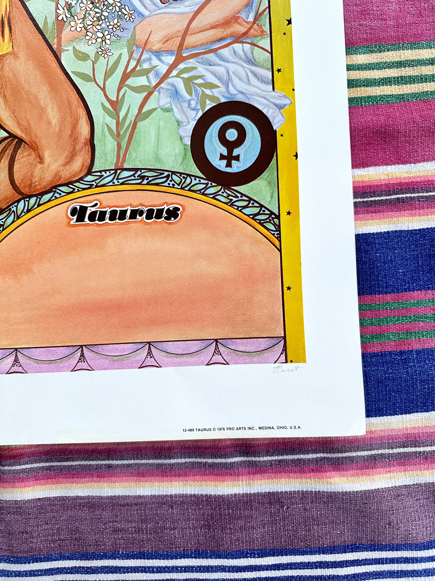 Taurus Astrology Poster