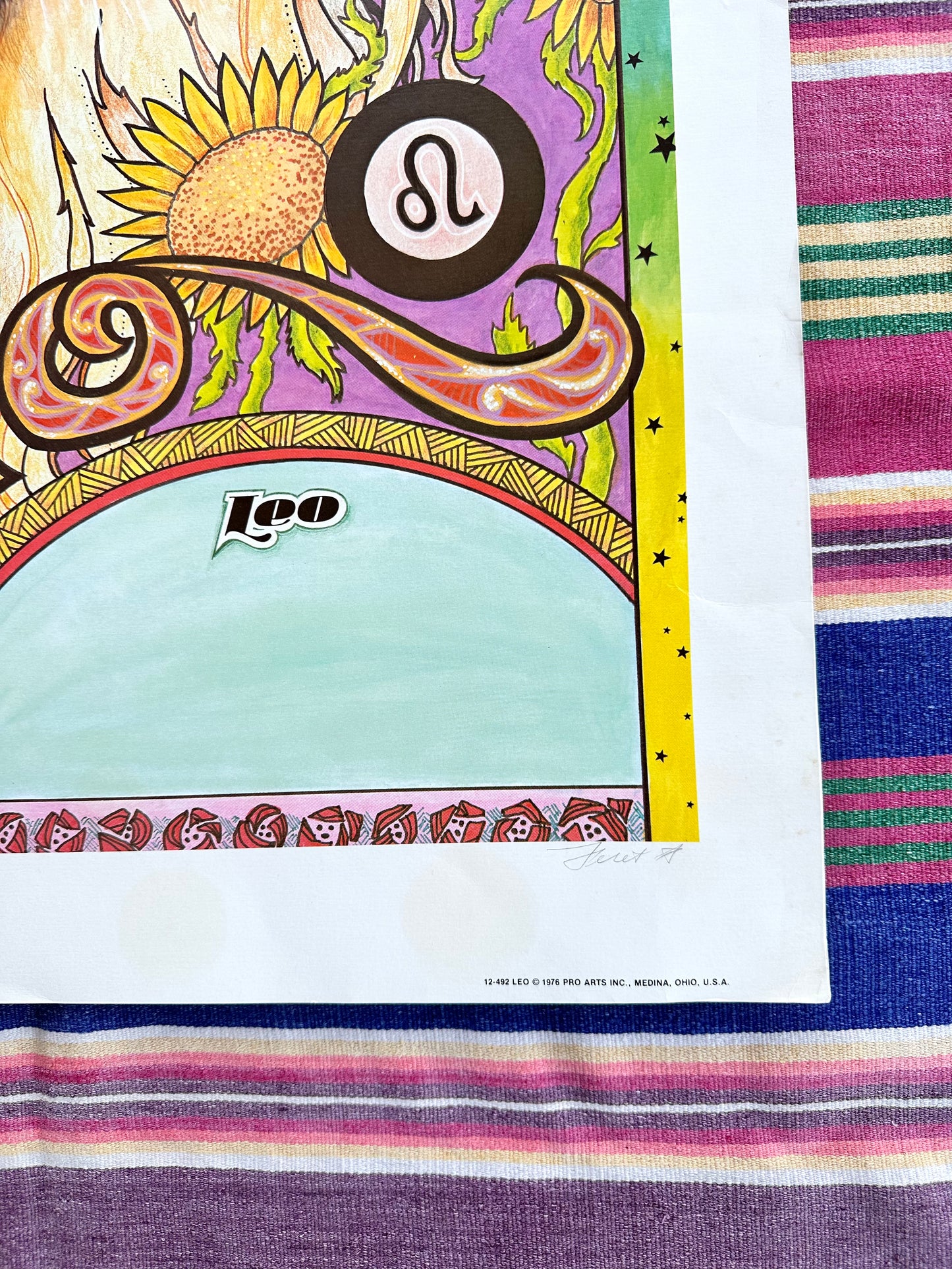 Leo Astrology Poster